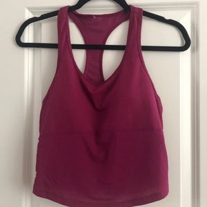 Athletic crop top